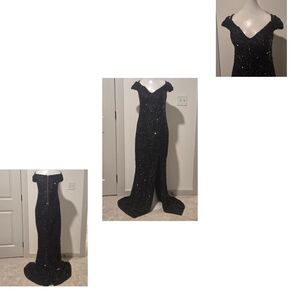 Elegant Black Evening Gown